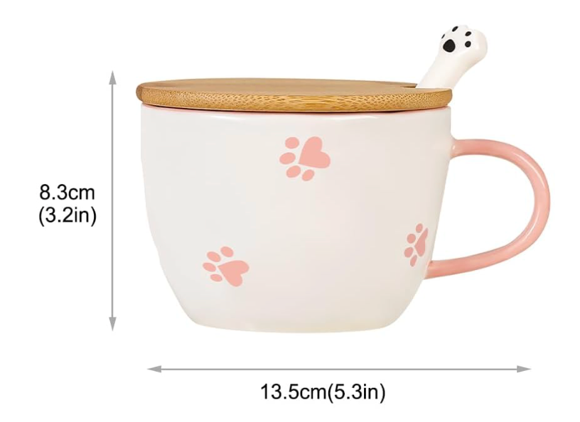 The Cozy Pawprint Cups